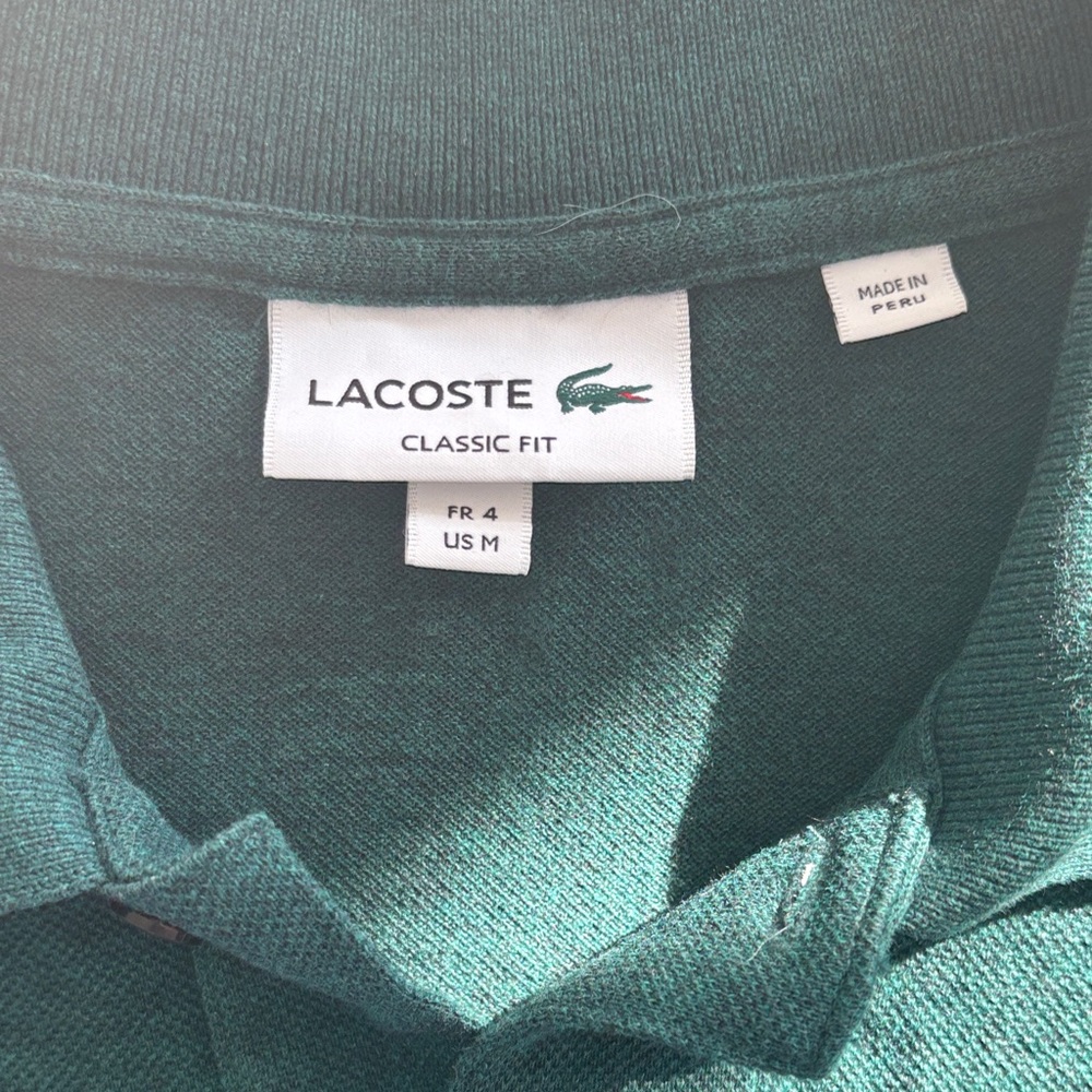 Lacoste Men's Polo in Deep Green - Picture 2 of 4